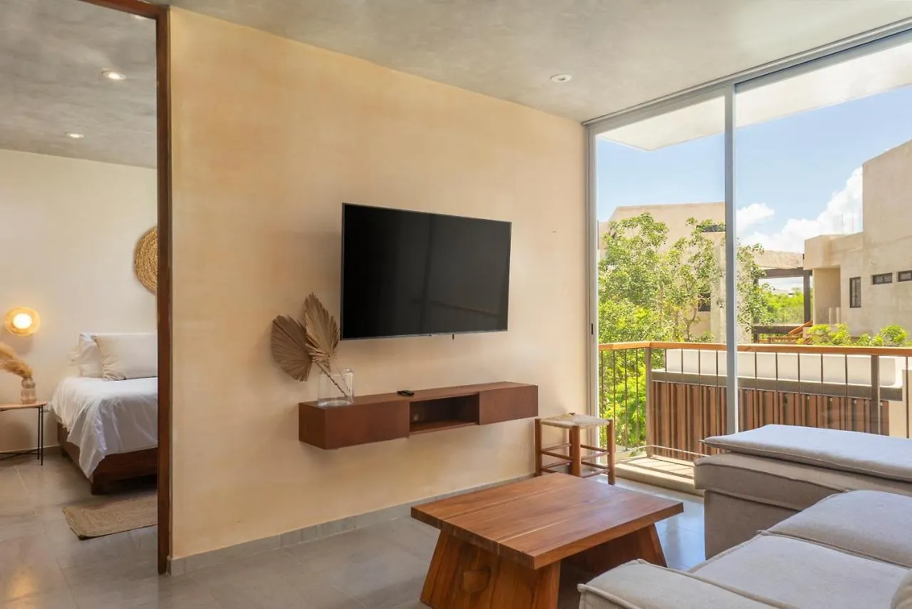Apartment 2 Bedbath Private Rooftop & Pool For 6 Tulum Mexico