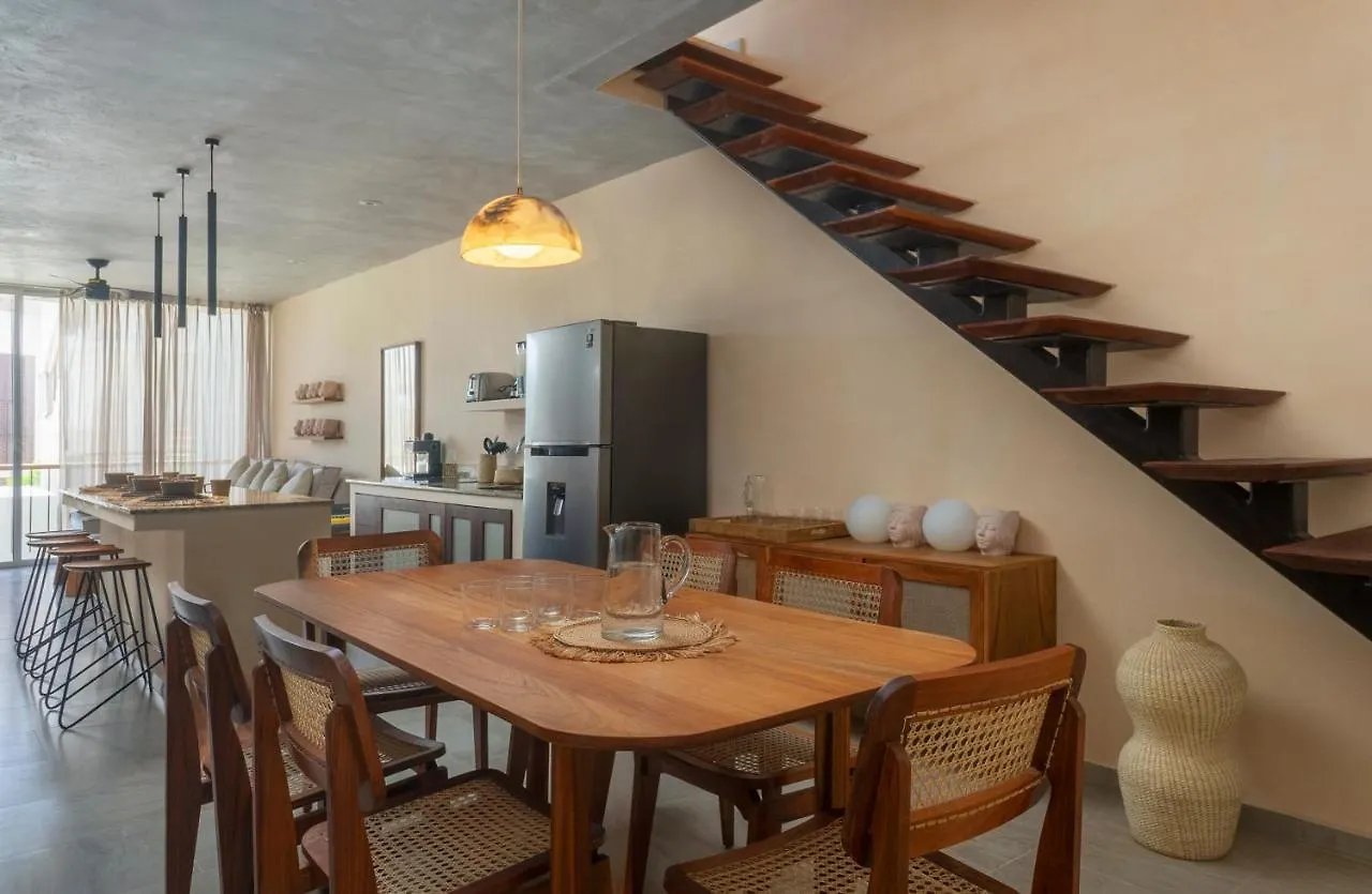 2 Bedbath Private Rooftop & Pool For 6 Tulum Apartment